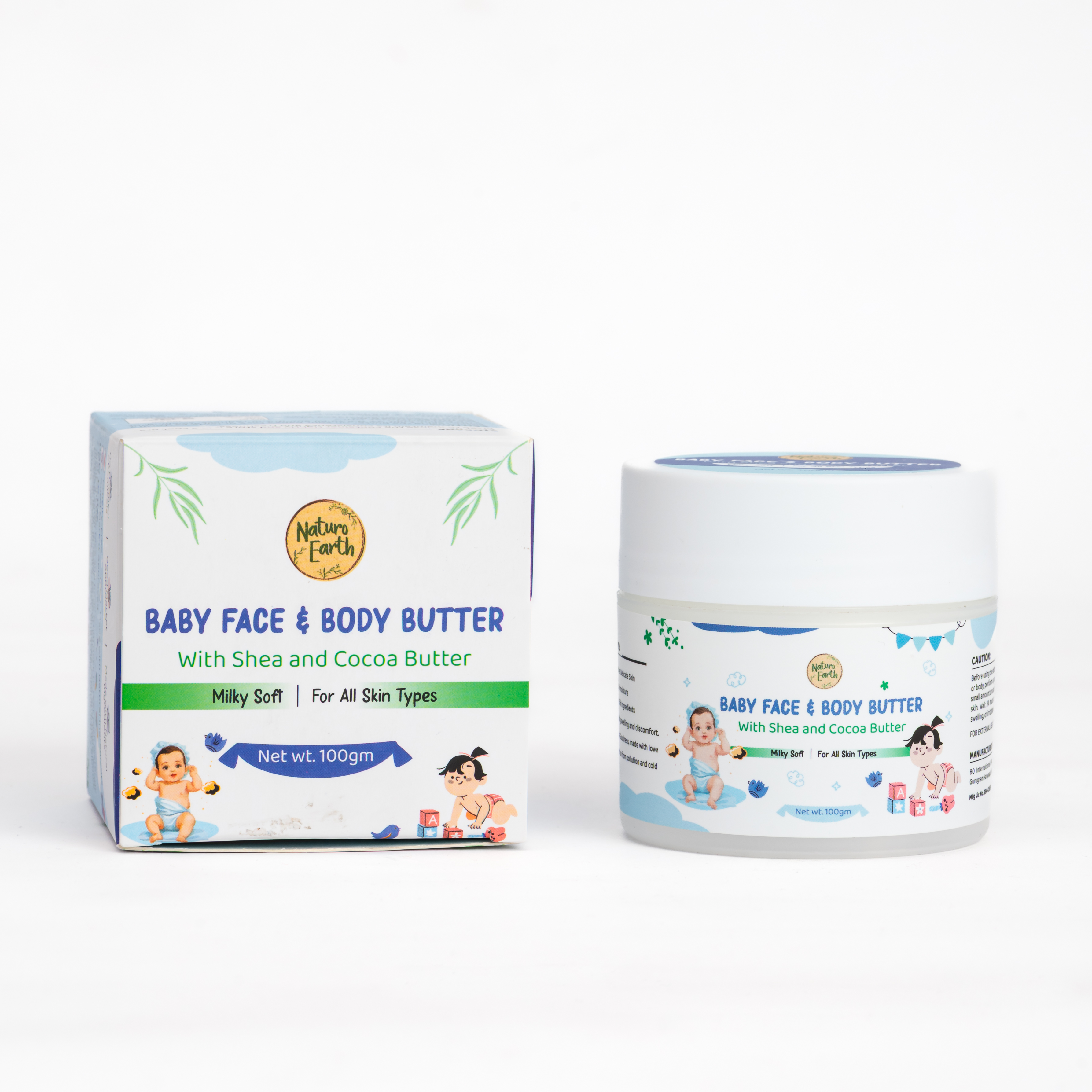 Naturo Earth Baby Face & Body Butter - 100gm