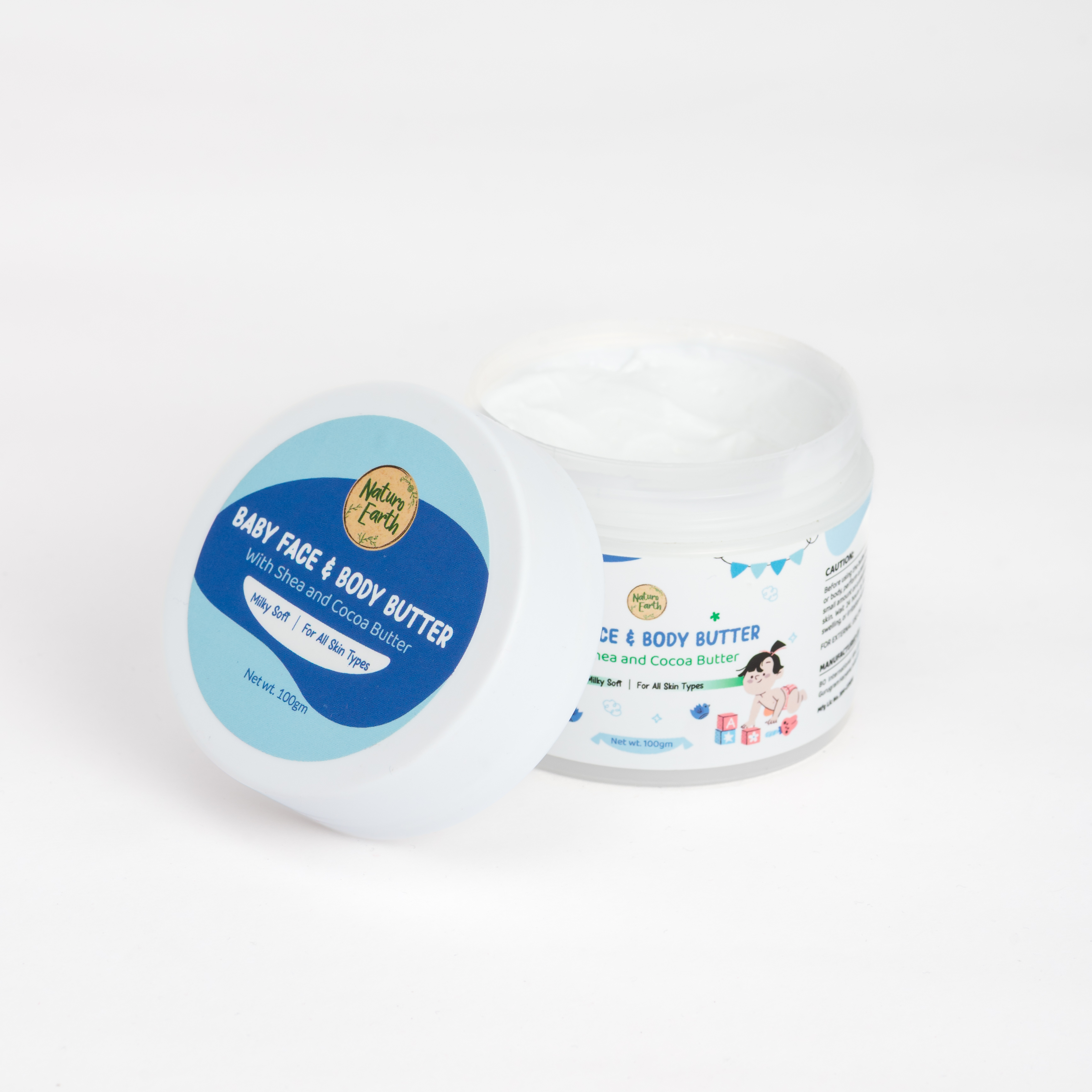 Naturo Earth Baby Face & Body Butter - 100gm